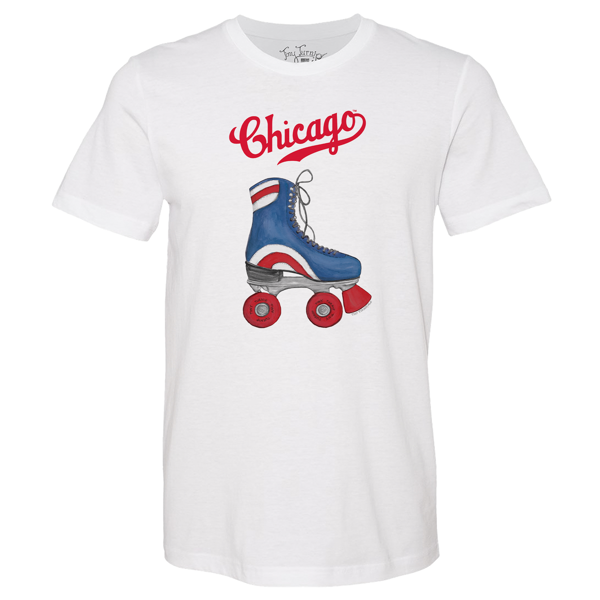 Chicago Cubs Retro Skate Unisex Tee Shirt