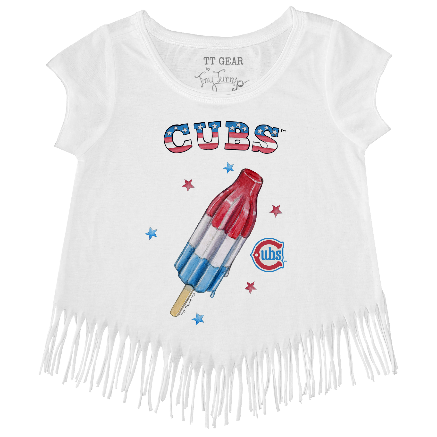 Chicago Cubs Rocket Pop Fringe Tee