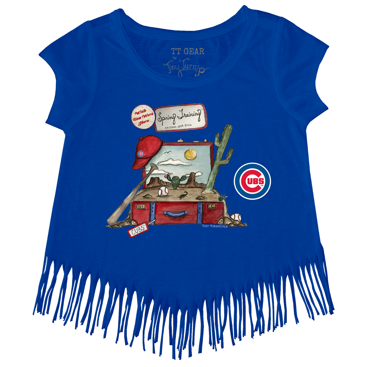 Chicago Cubs Spring Training 2026 Fringe Tee - Tiny Turnip