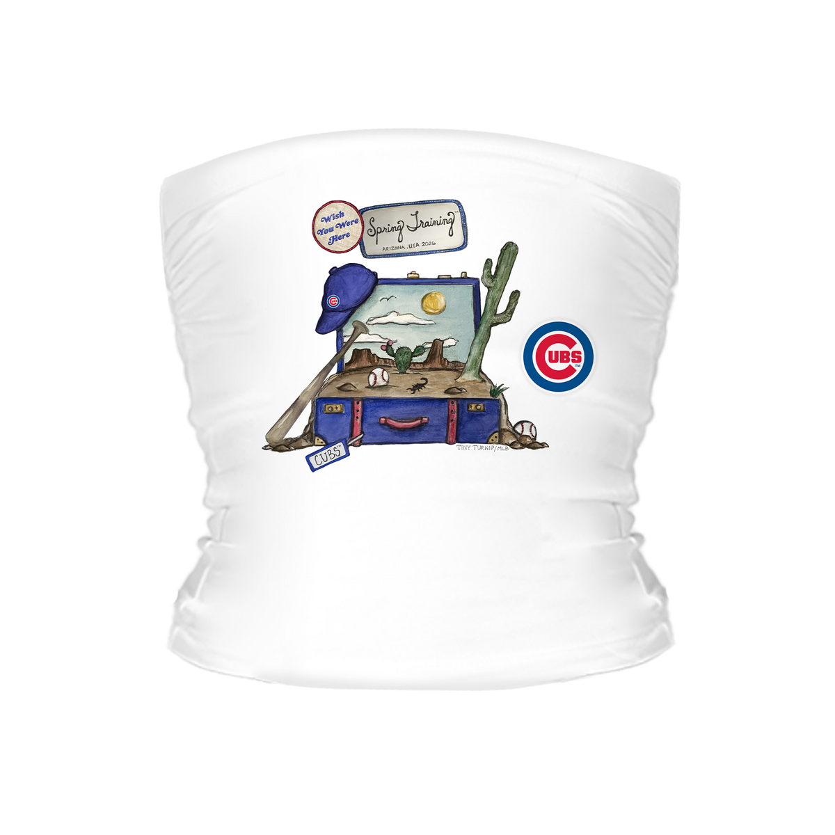 Chicago Cubs Spring Training 2026 Tube Top - Tiny Turnip