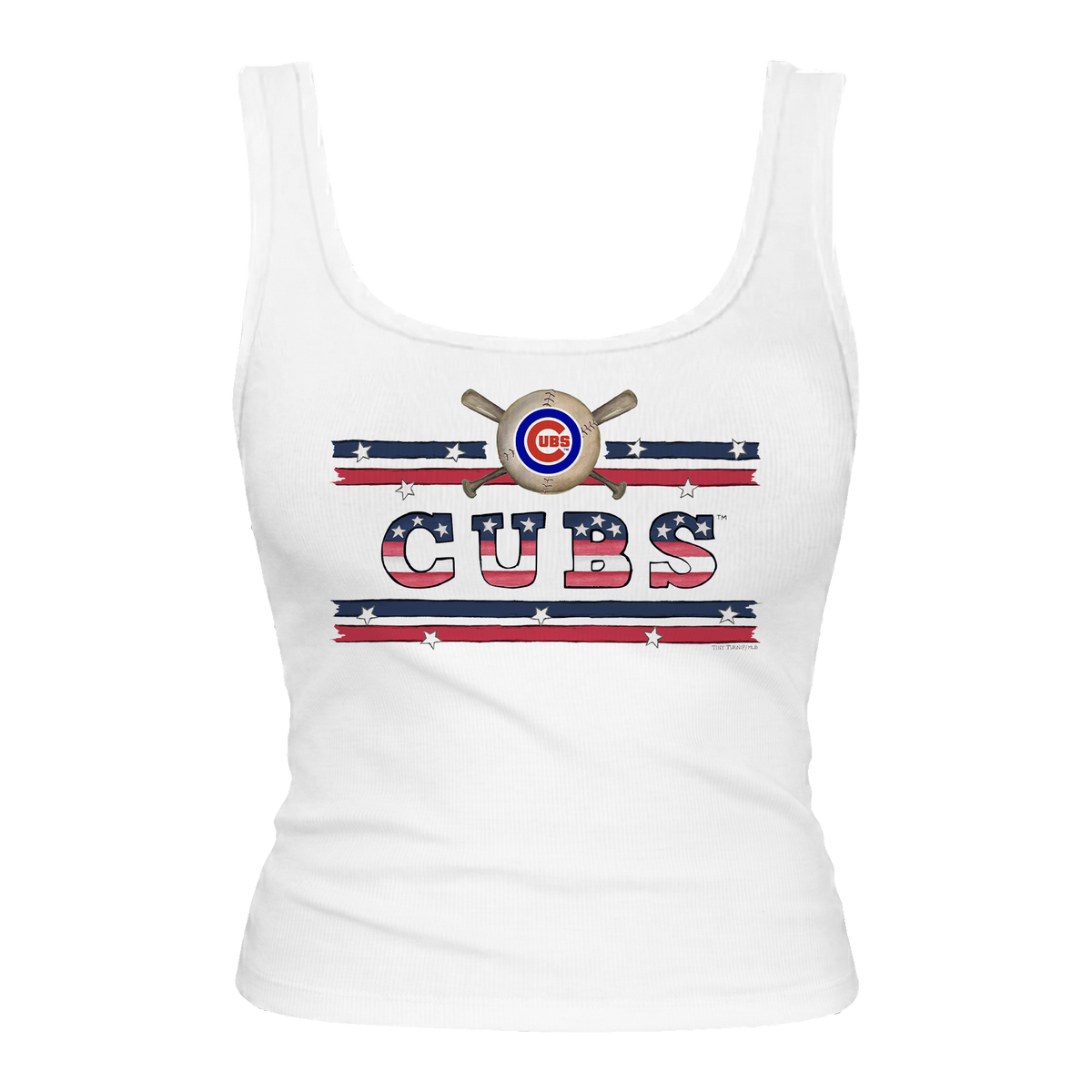 Chicago Cubs Stars and Stripes Emmy Tank