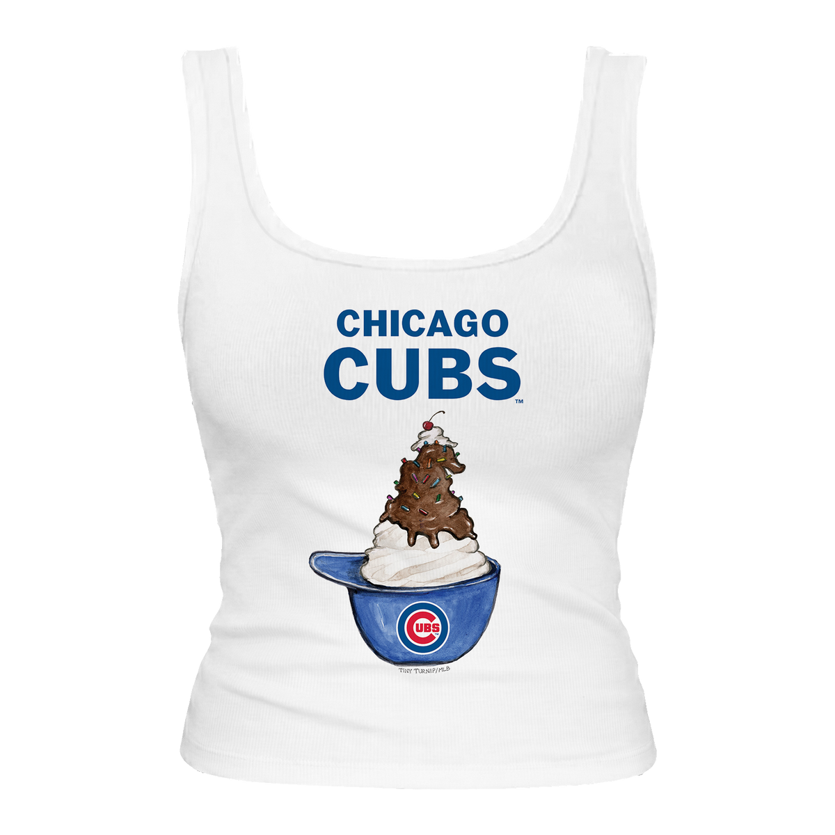Chicago Cubs Sundae Helmet Emmy Tank