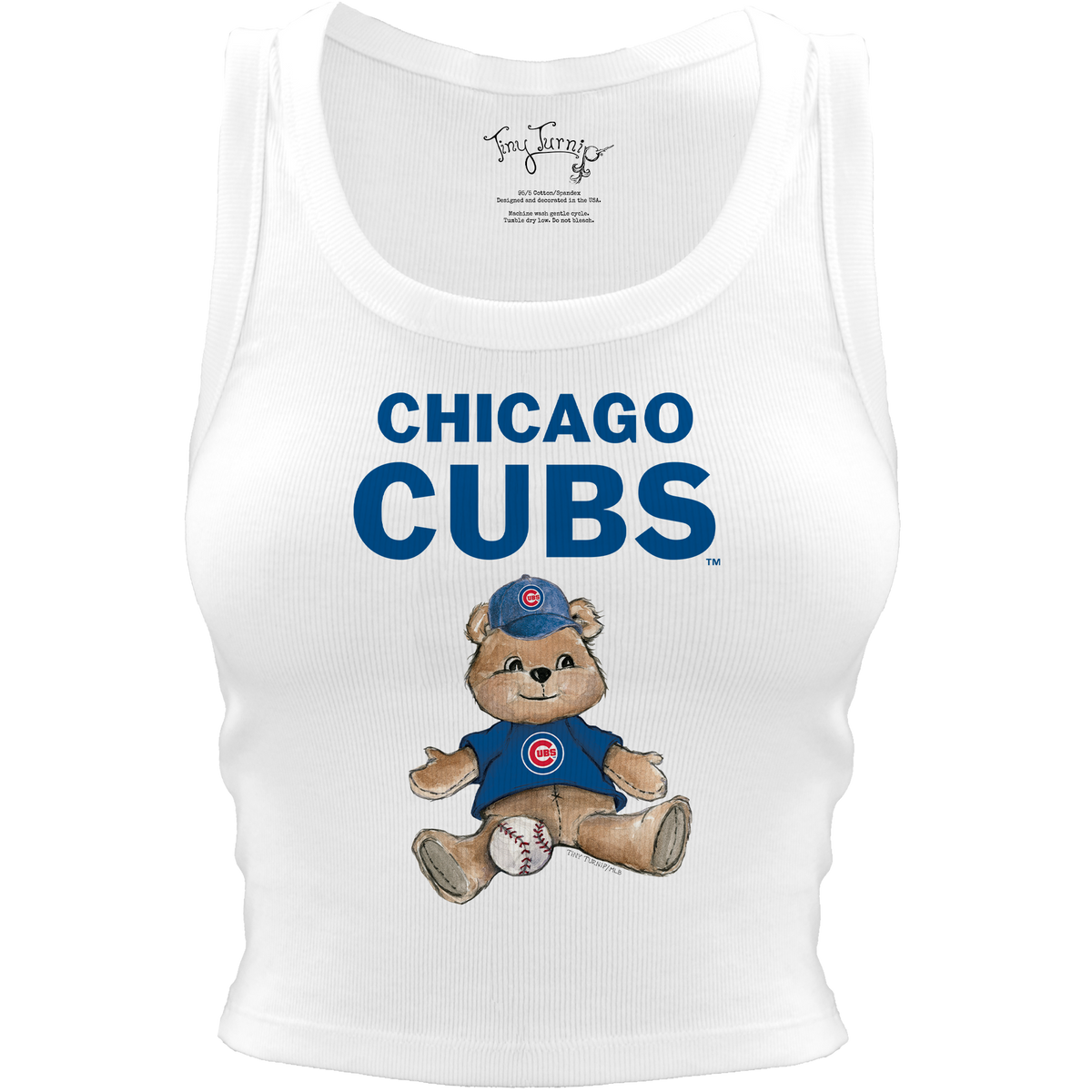 Chicago Cubs Teddy Crop Tank
