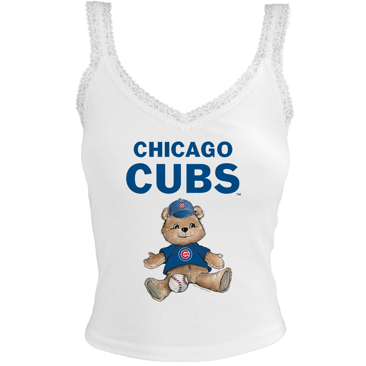 Chicago Cubs Teddy Lace Tank