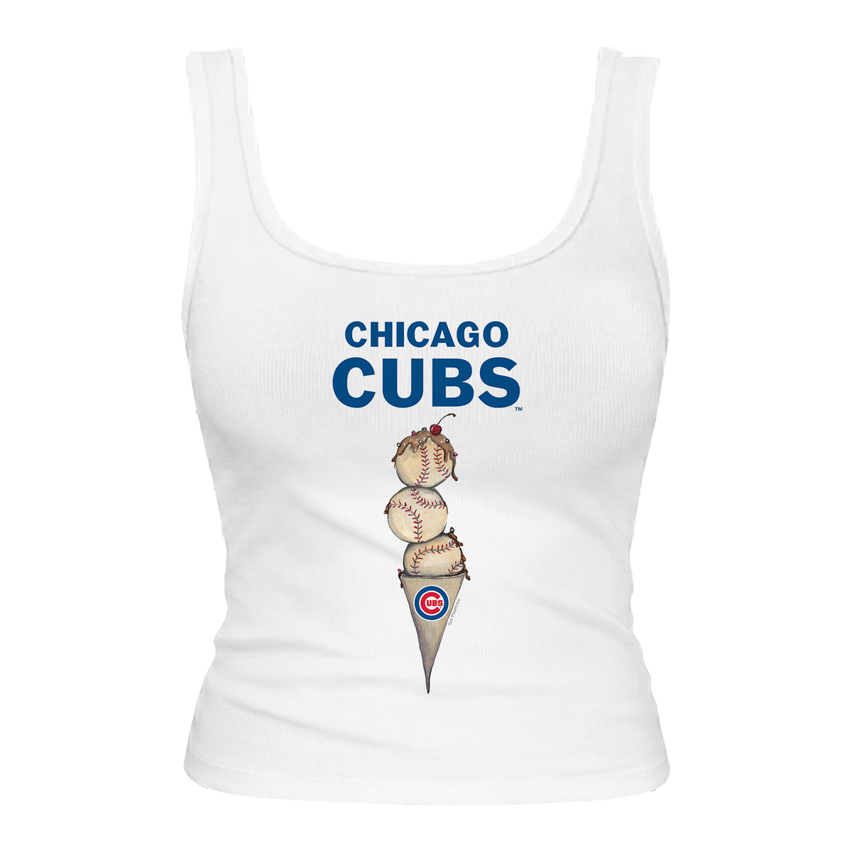 Chicago Cubs Triple Scoop Emmy Tank