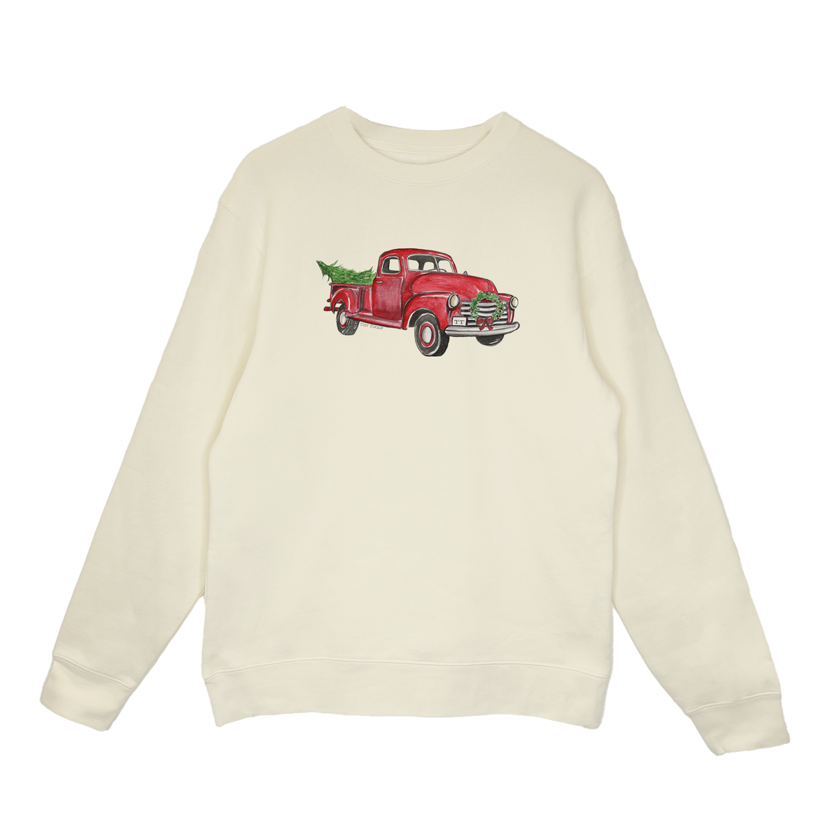 Vintage Christmas Truck Carson Crewneck Sweatshirt