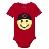Cincinnati Reds Smiley Short Sleeve Snapper