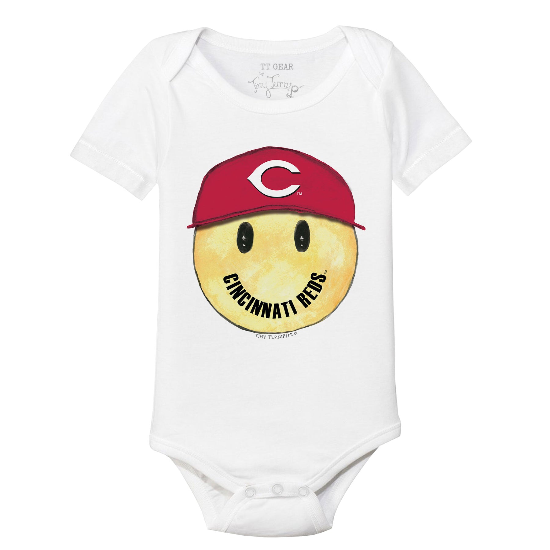 Cincinnati Reds Smiley Short Sleeve Snapper