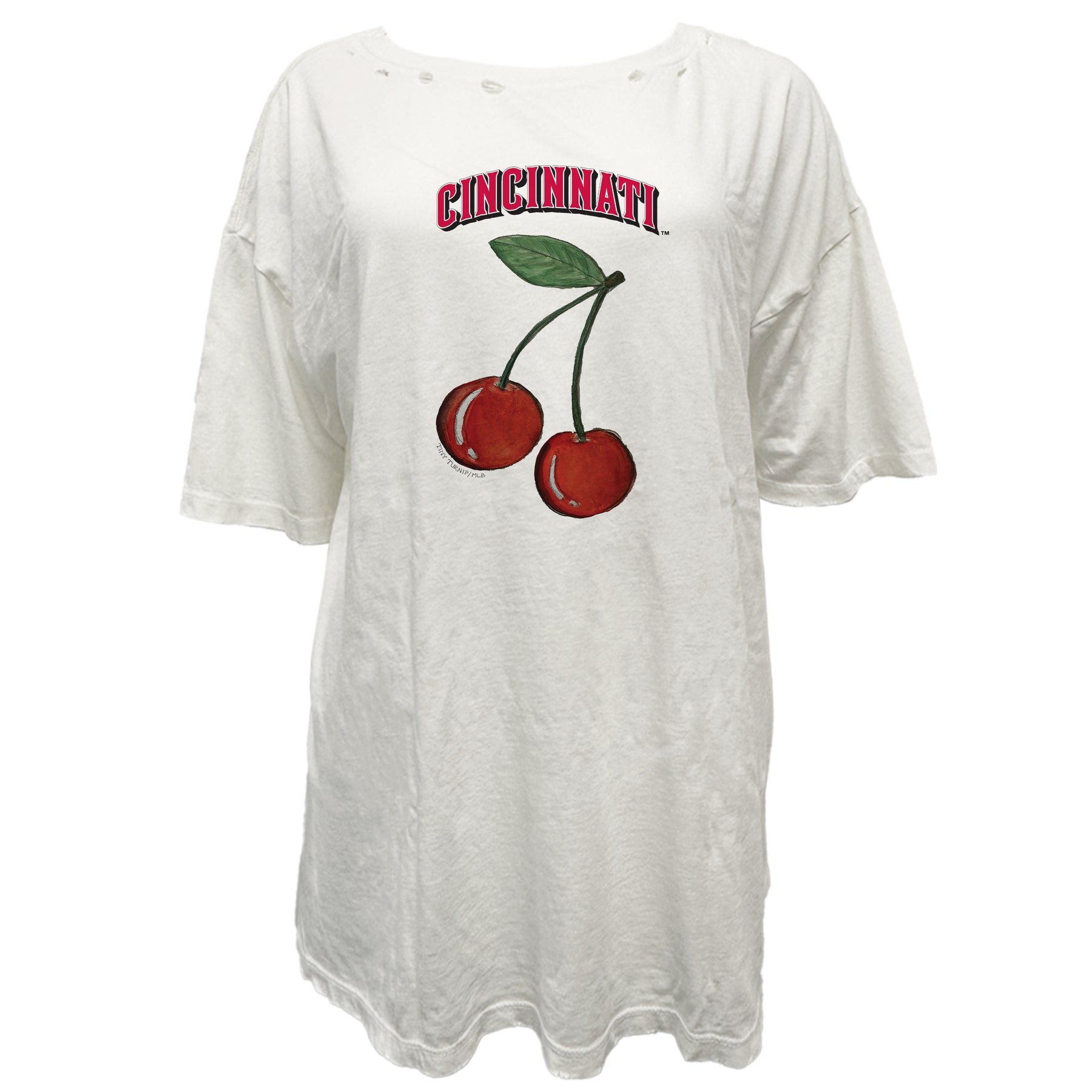 Cincinnati Reds Cherry Vintage Tee