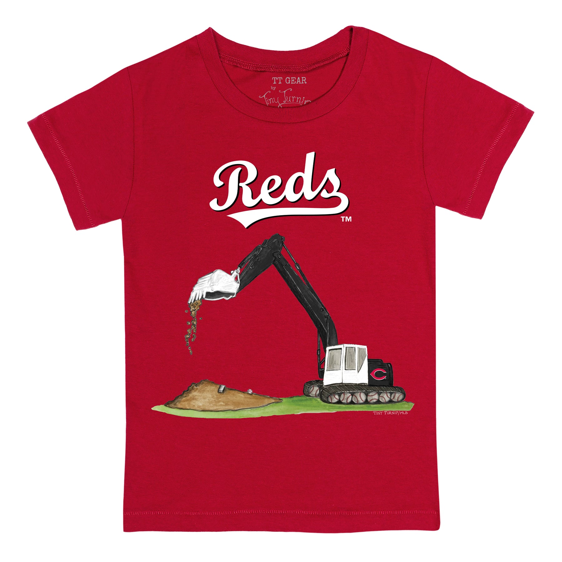 Cincinnati Reds Excavator Tee Shirt