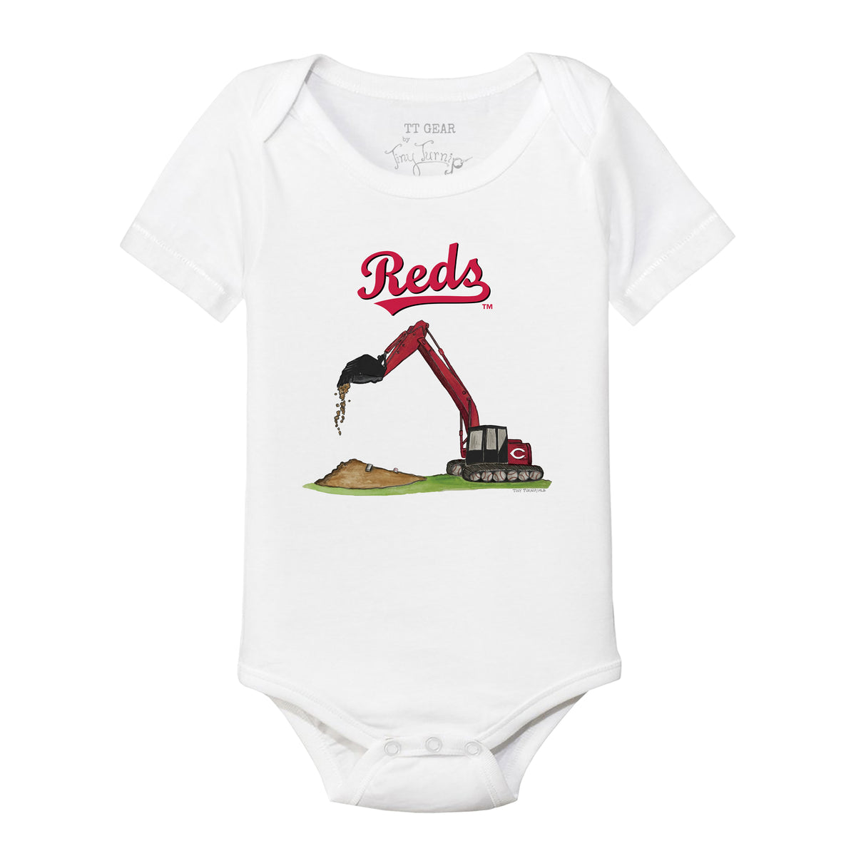 Cincinnati Reds Excavator Short Sleeve Snapper