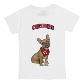 Cincinnati Reds French Bulldog Tee Shirt