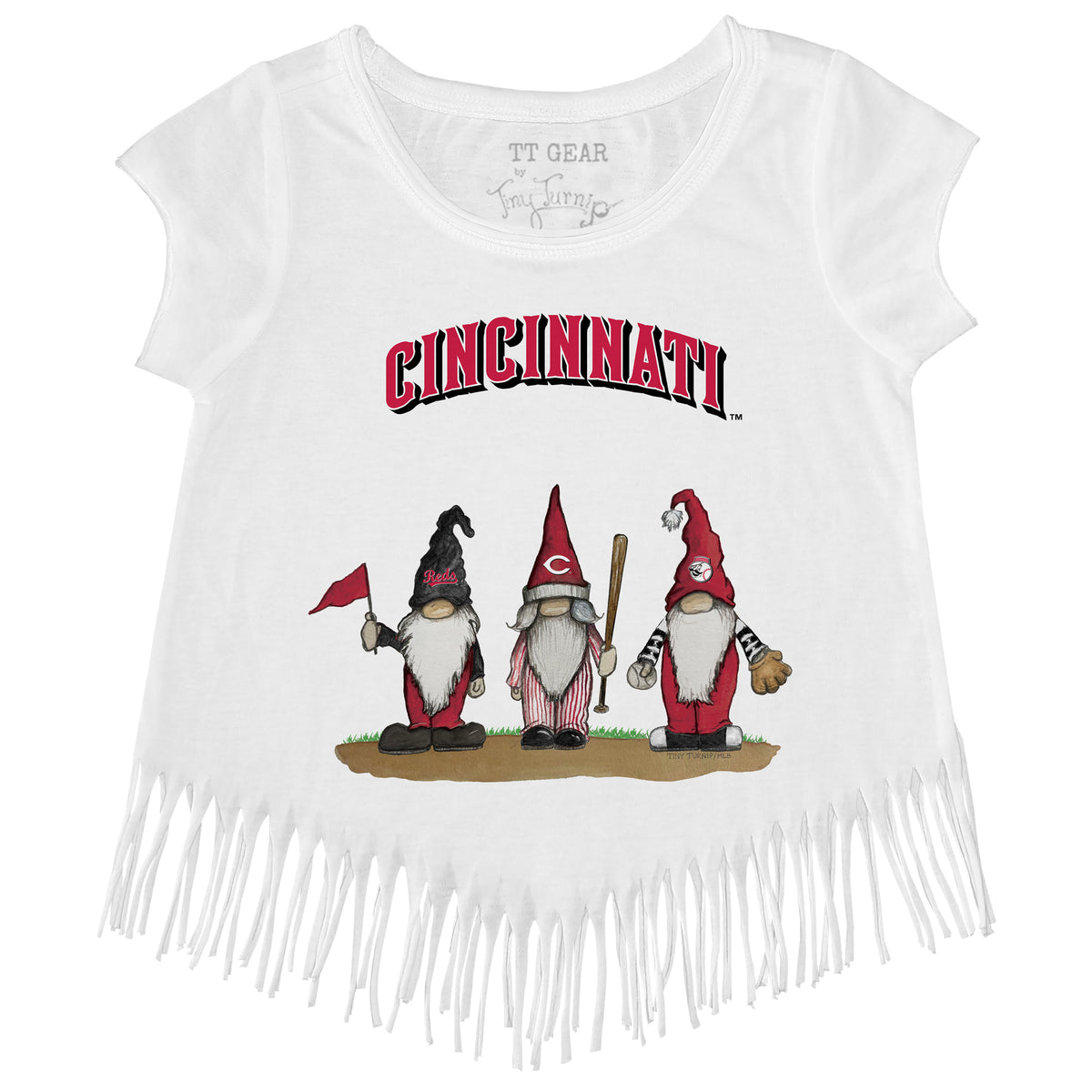 Cincinnati Reds Gnomes Fringe Tee