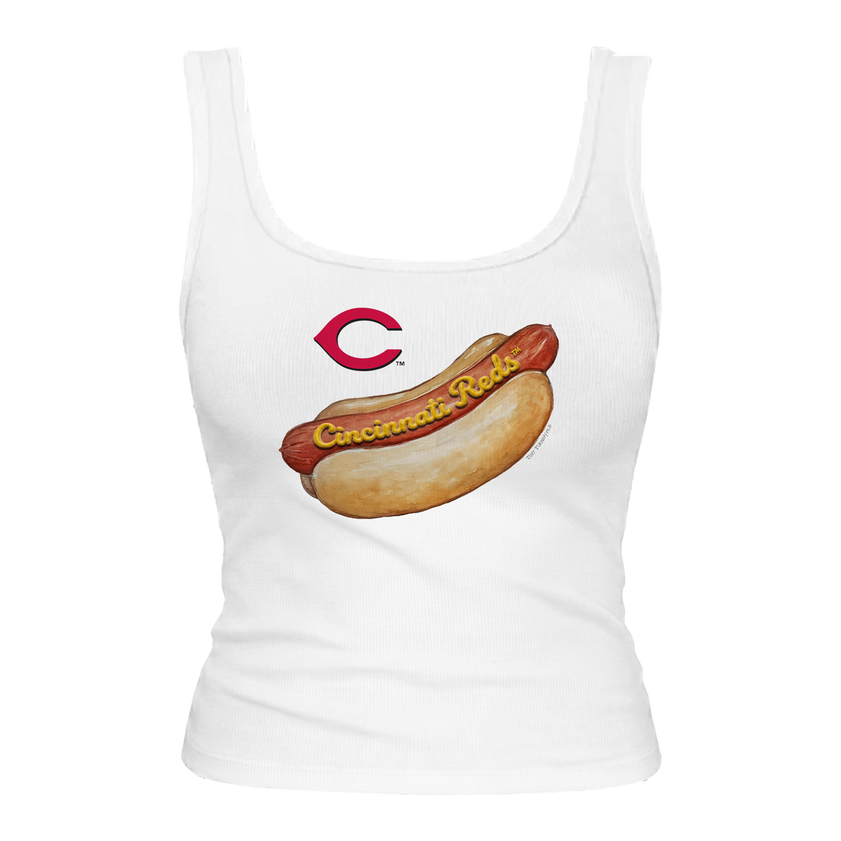 Cincinnati Reds Hot Dog Emmy Tank