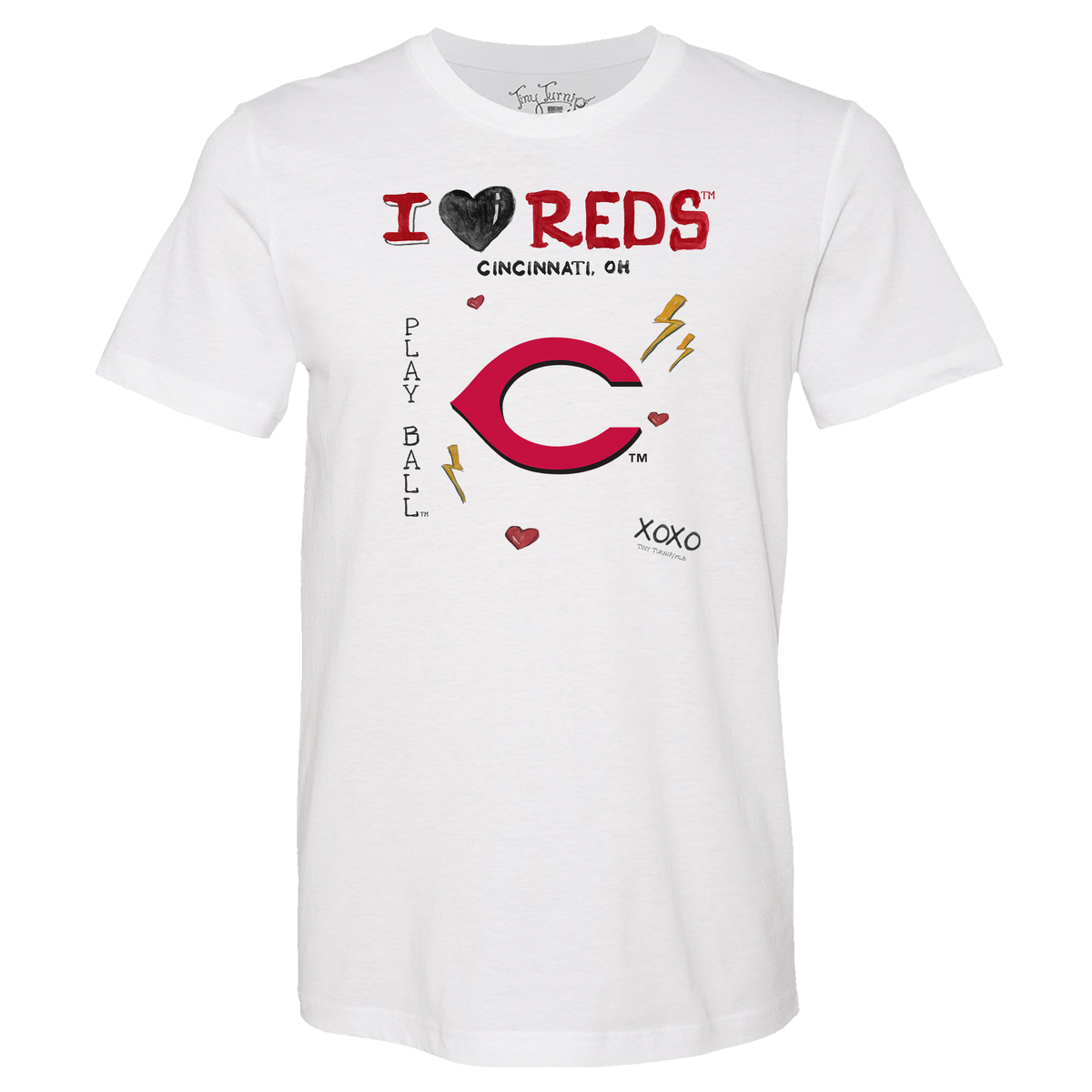 I Heart Reds Unisex Tee Shirt - Tiny Turnip