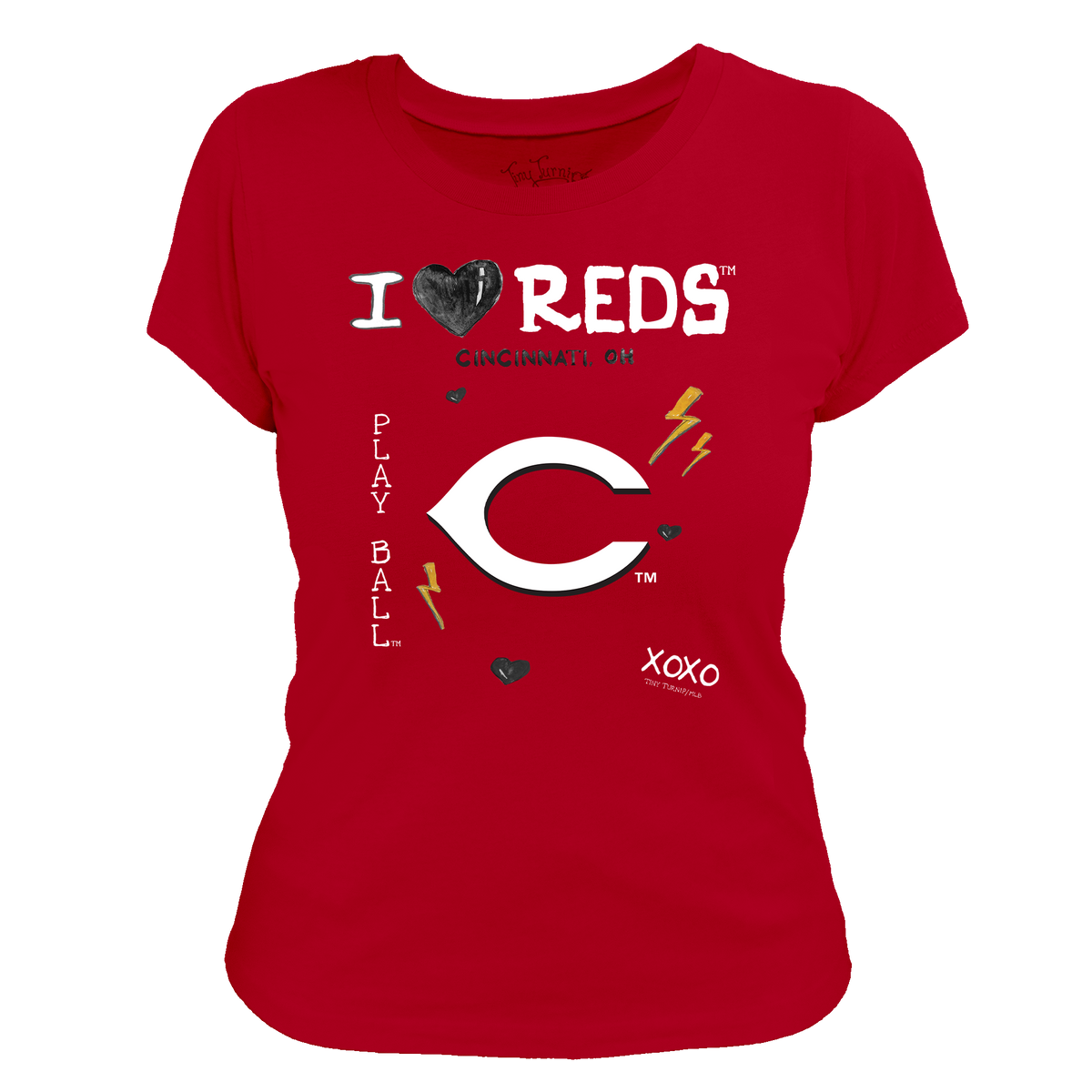 Cincinnati Reds Women's Tee Shirt - Tiny Turnip