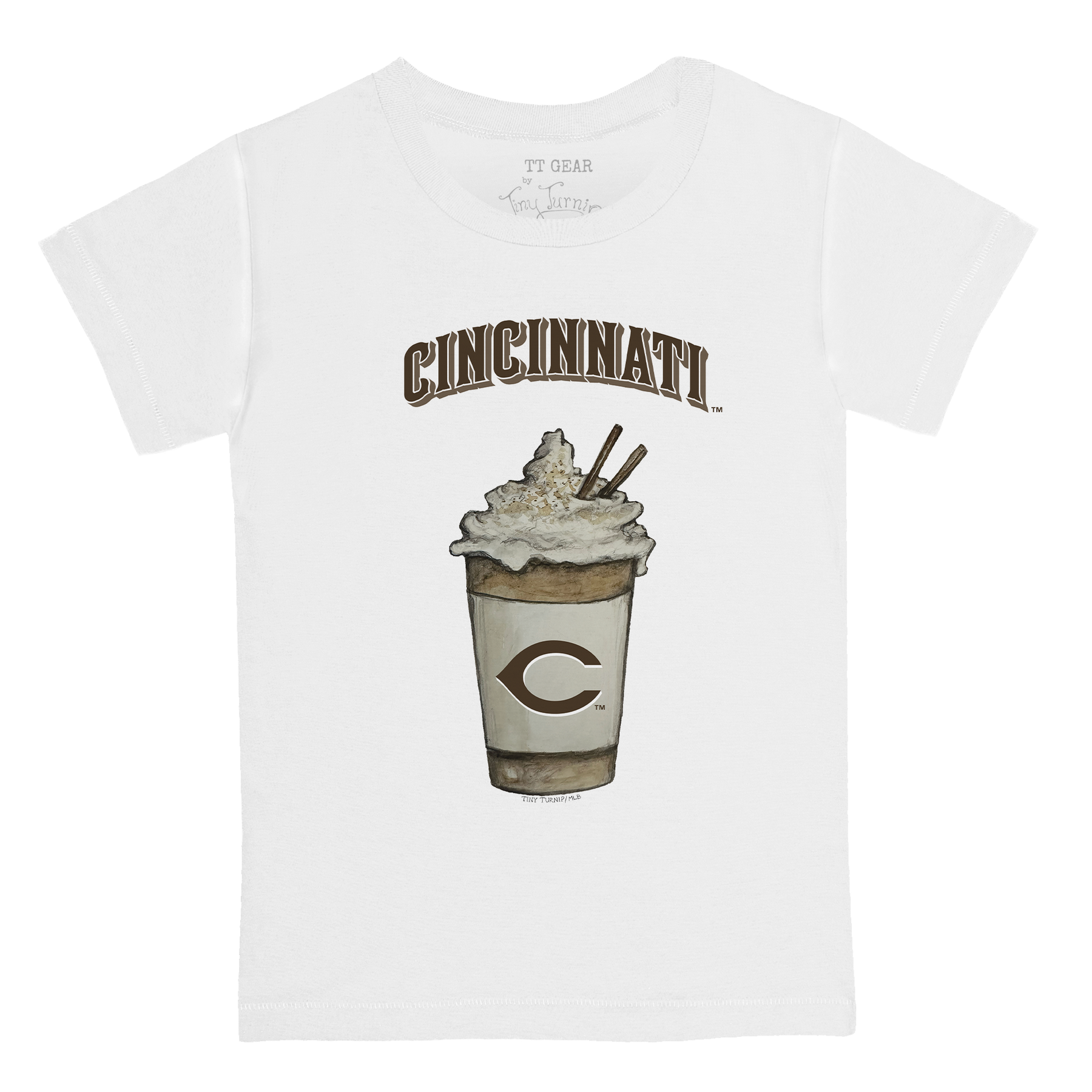 Cincinnati Reds Latte Kid's Tee Shirt