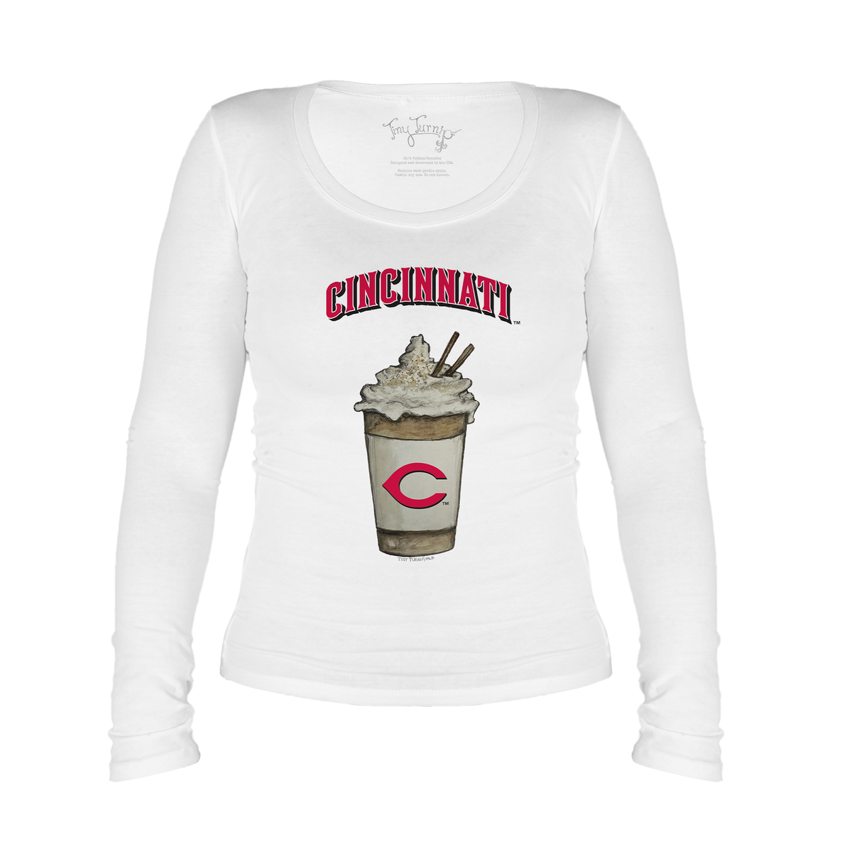 Cincinnati Reds Latte Legend Long Sleeve