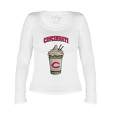 Cincinnati Reds Latte Legend Long Sleeve