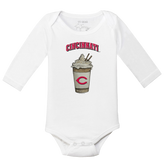 Cincinnati Reds Latte Long Sleeve Snapper