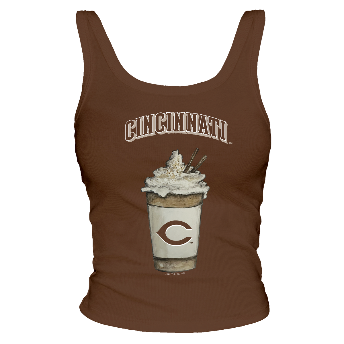 Cincinnati Reds Latte Tank
