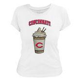 Cincinnati Reds Latte Women's Tee Shirt