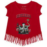 Cincinnati Reds Octopus Fringe Tee