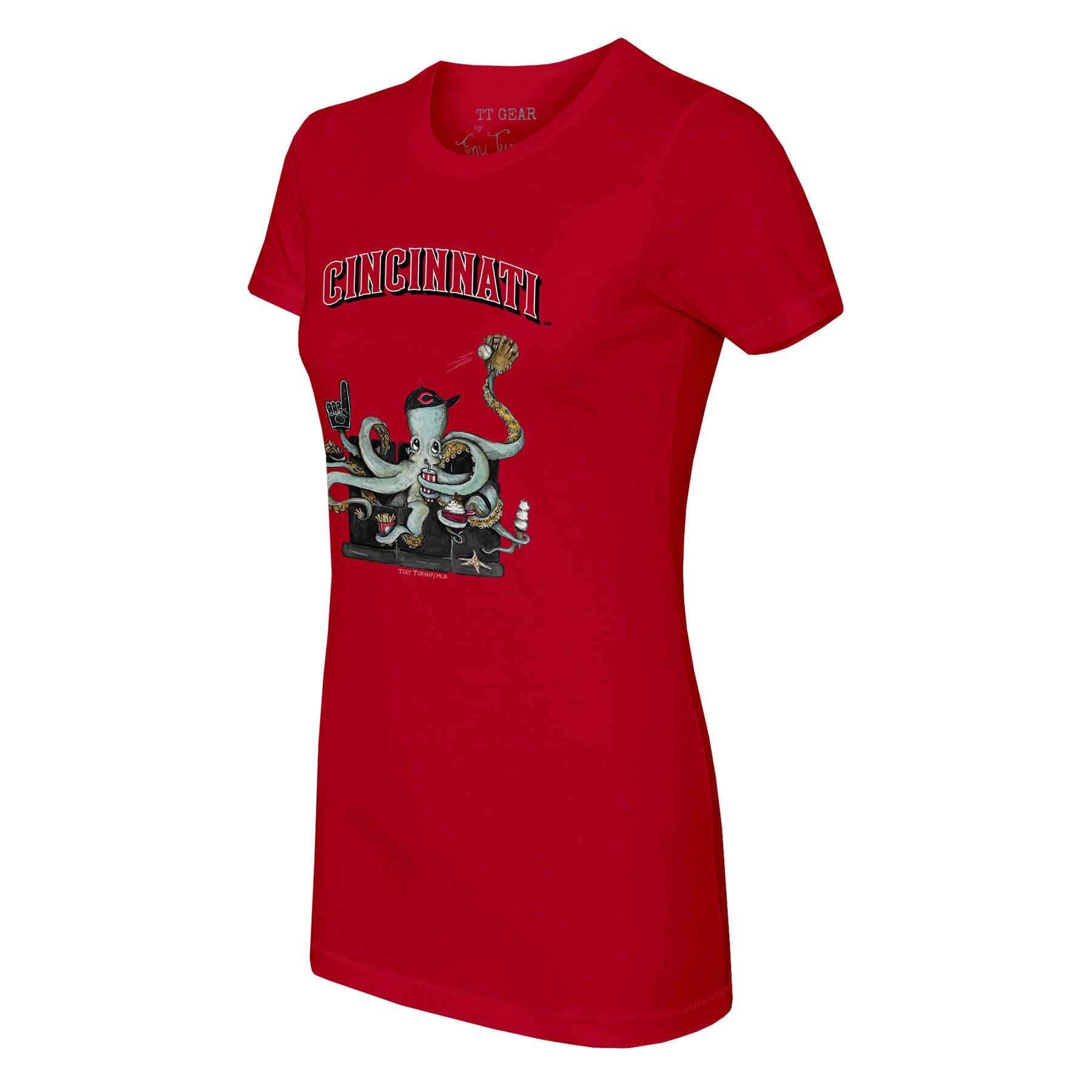 Cincinnati Reds Octopus Tee Shirt