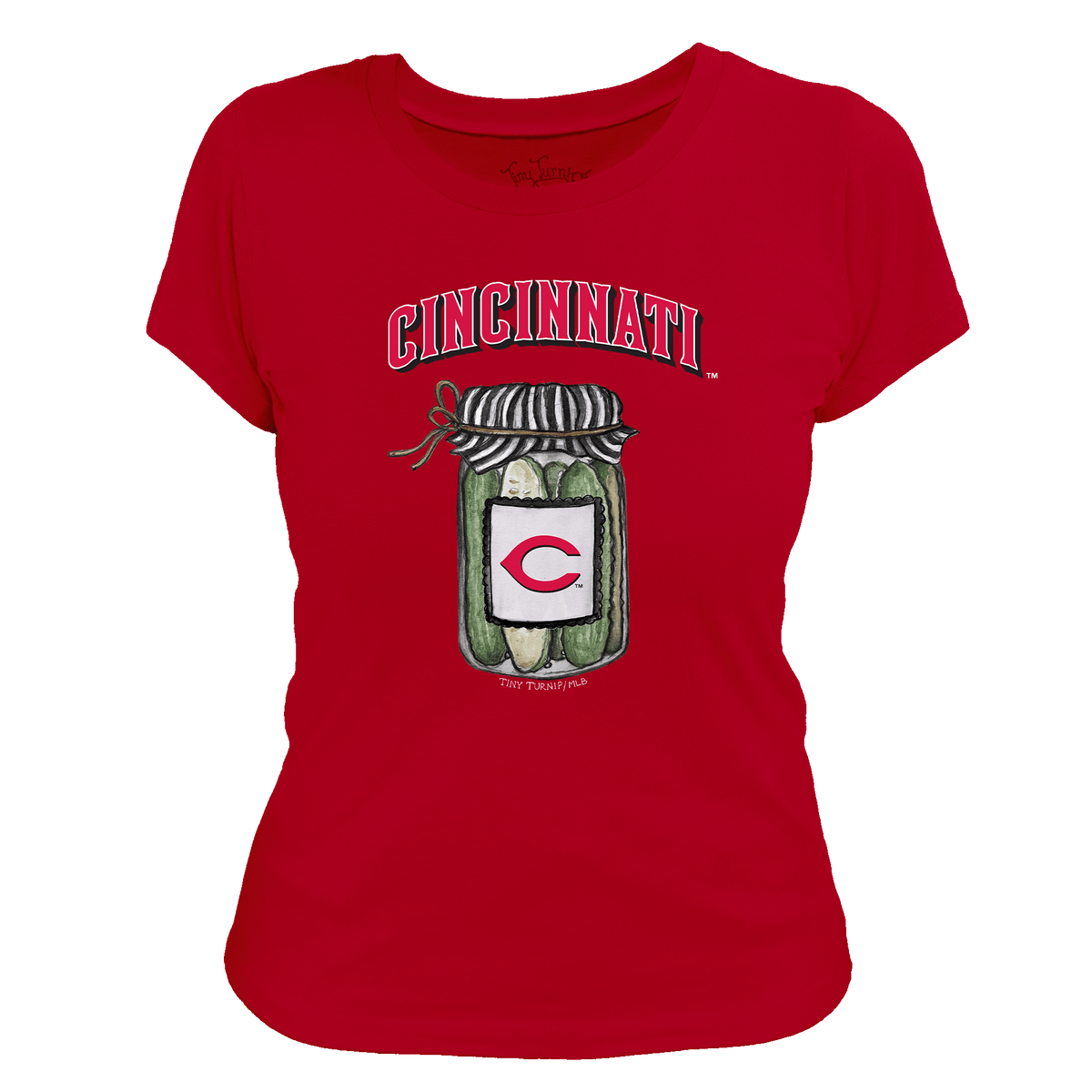 Cincinnati Reds Pickle Jar Women's Tee Shirt