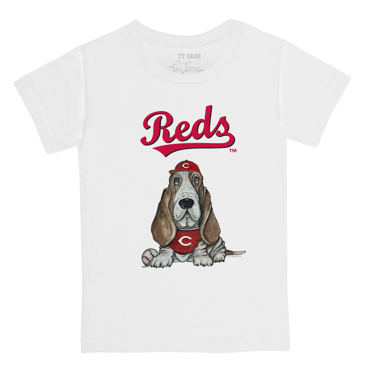 Cincinnati Reds Puddy Kid's Tee Shirt - Tiny Turnip