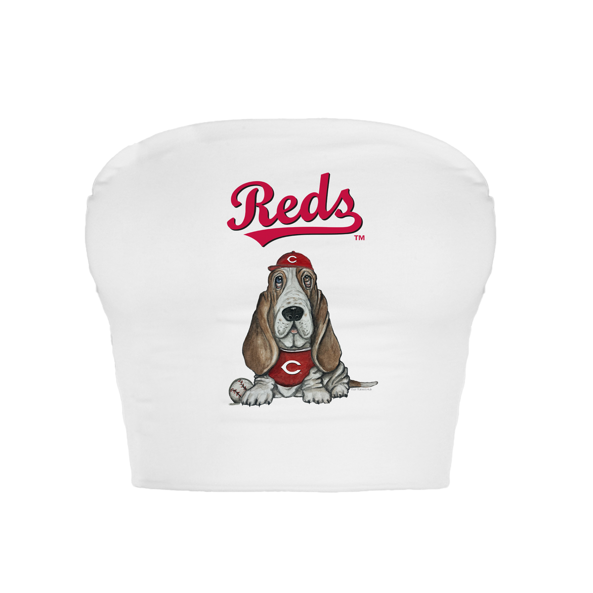 Cincinnati Reds Puddy Crop Tube Top