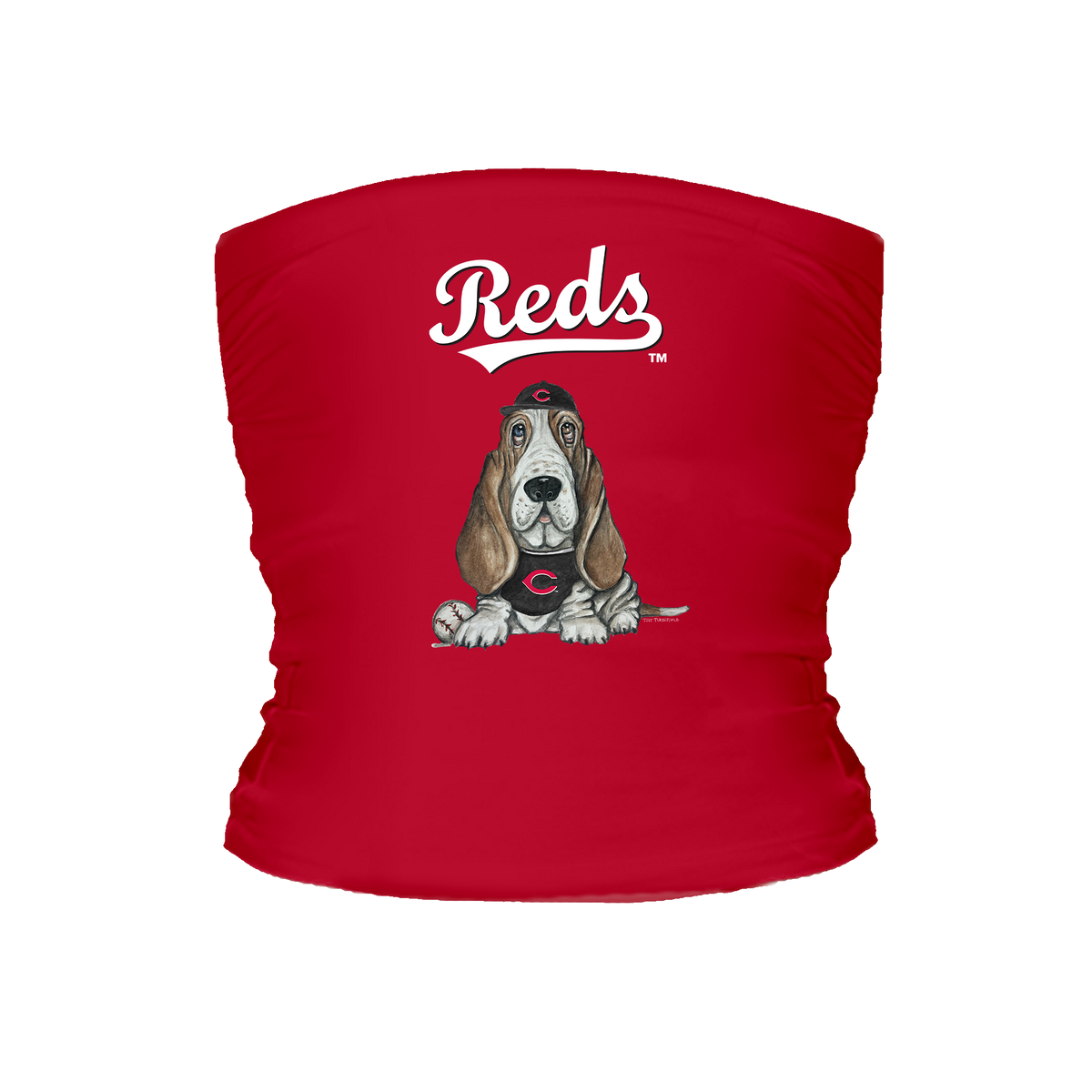 Cincinnati Reds Puddy Tube Top - Tiny Turnip