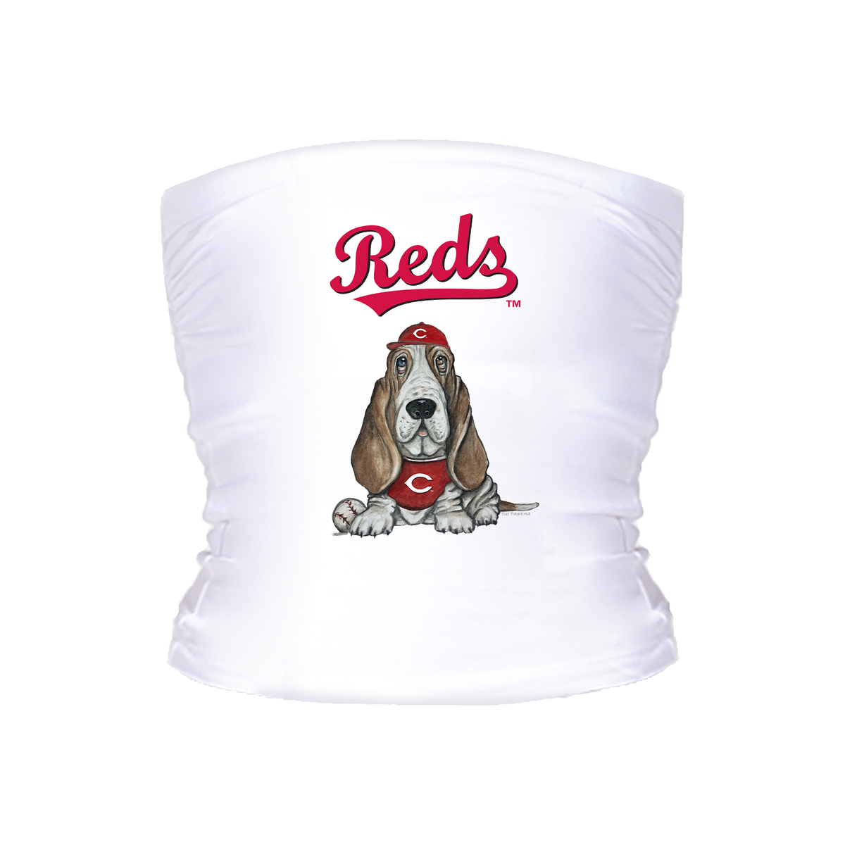 Cincinnati Reds Puddy Tube Top - Tiny Turnip