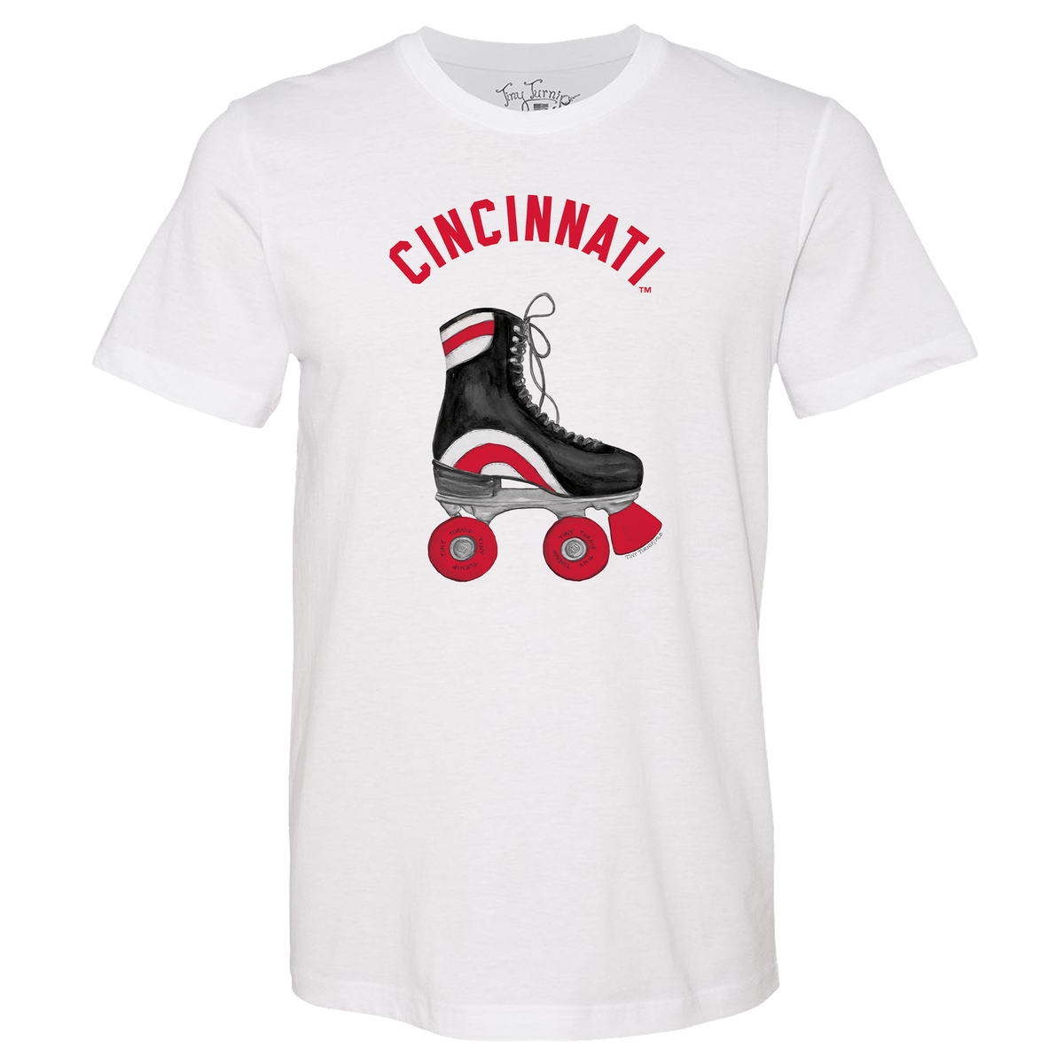 Cincinnati Reds Retro Skate Unisex Tee Shirt
