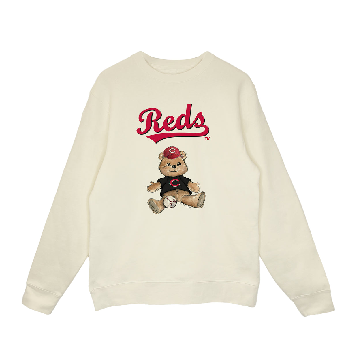 Cincinnati Reds Teddy Crewneck Sweatshirt
