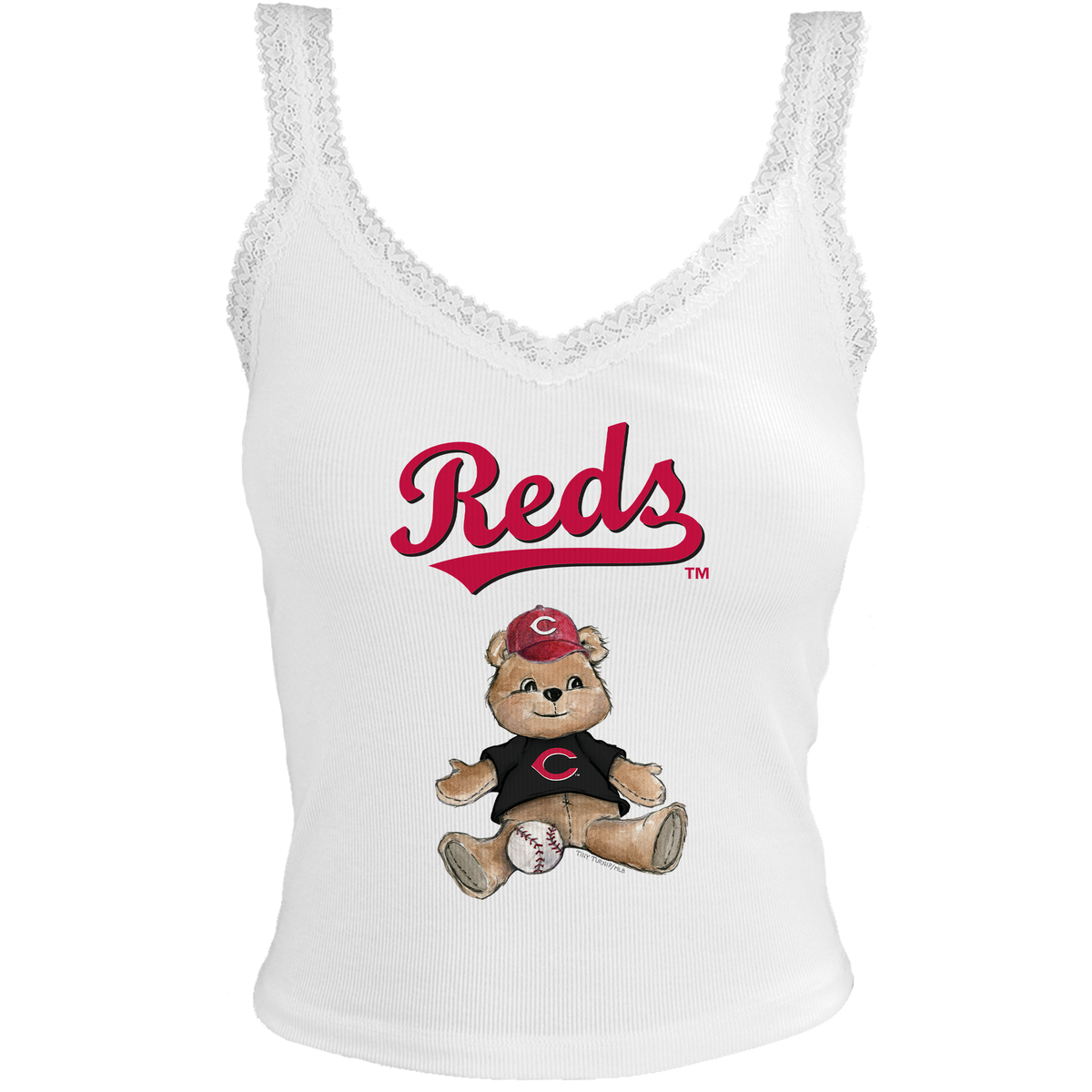 Cincinnati Reds Teddy Lace Tank