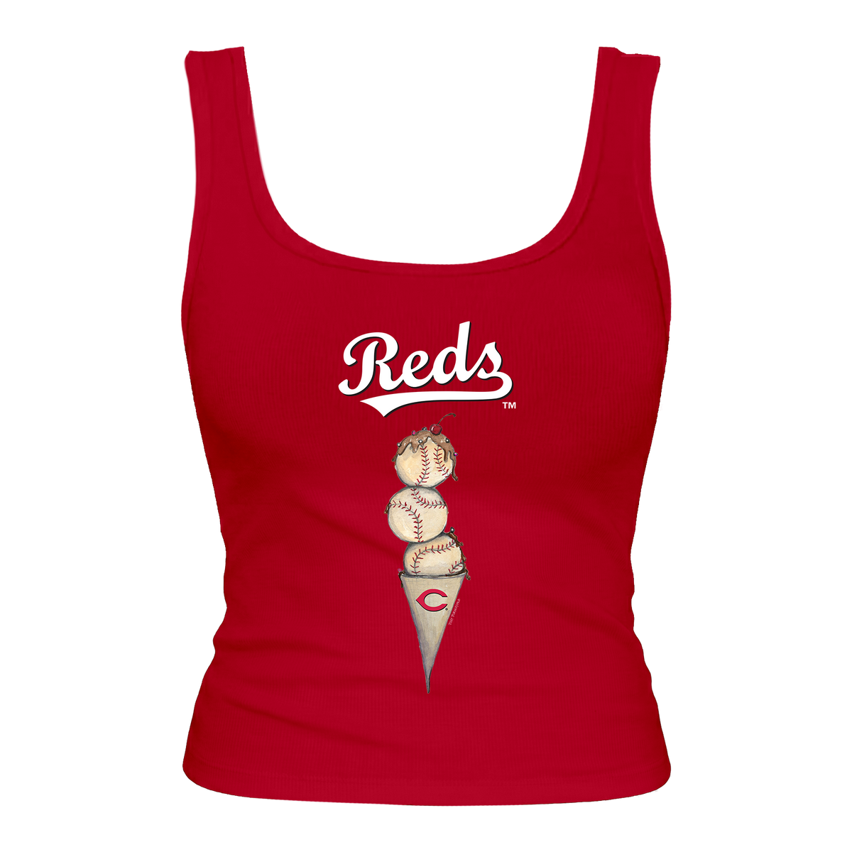 Cincinnati Reds Triple Scoop Emmy Tank