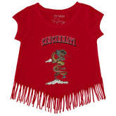 Cincinnati Reds 2024 Year of the Dragon Fringe Tee