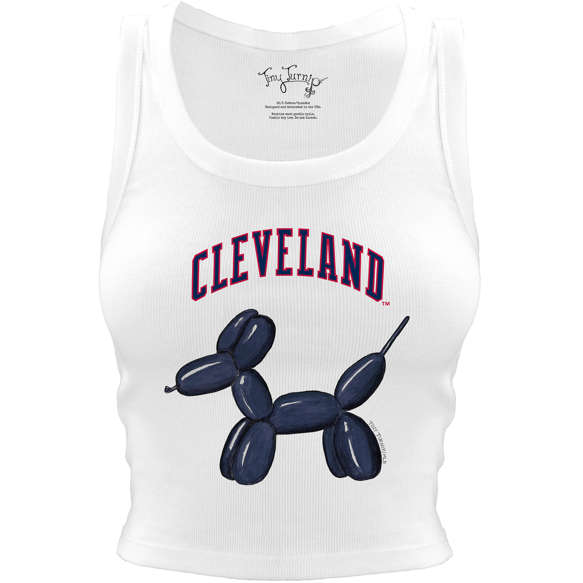 Cleveland Guardians Balloon Dog Crop Tank