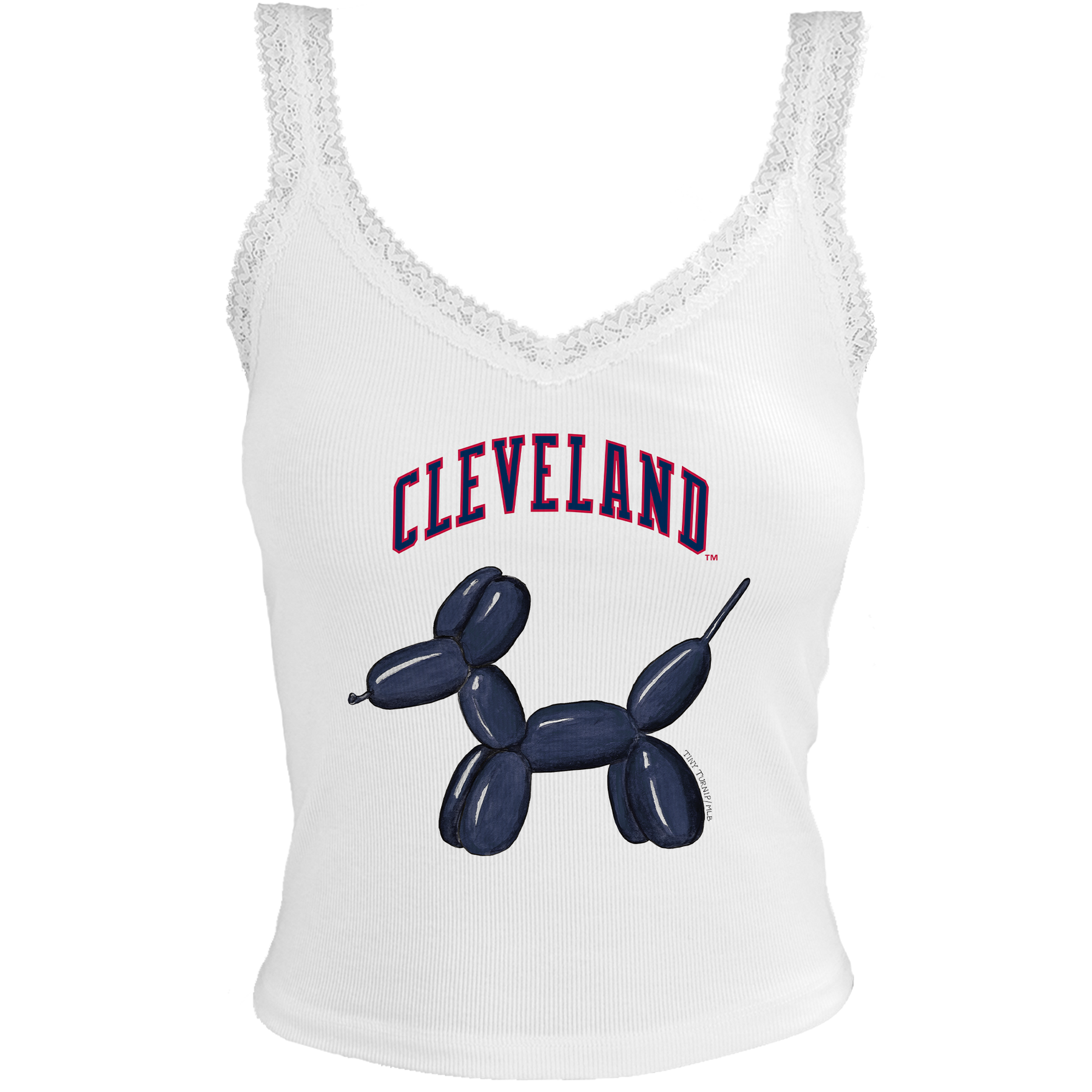 Cleveland Guardians Balloon Dog Lace Tank