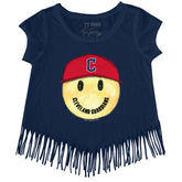 Cleveland Guardians Smiley Fringe Tee