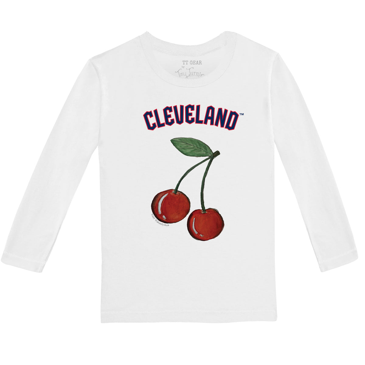 Cleveland Guardians Cherry Long-Sleeve Tee Shirt