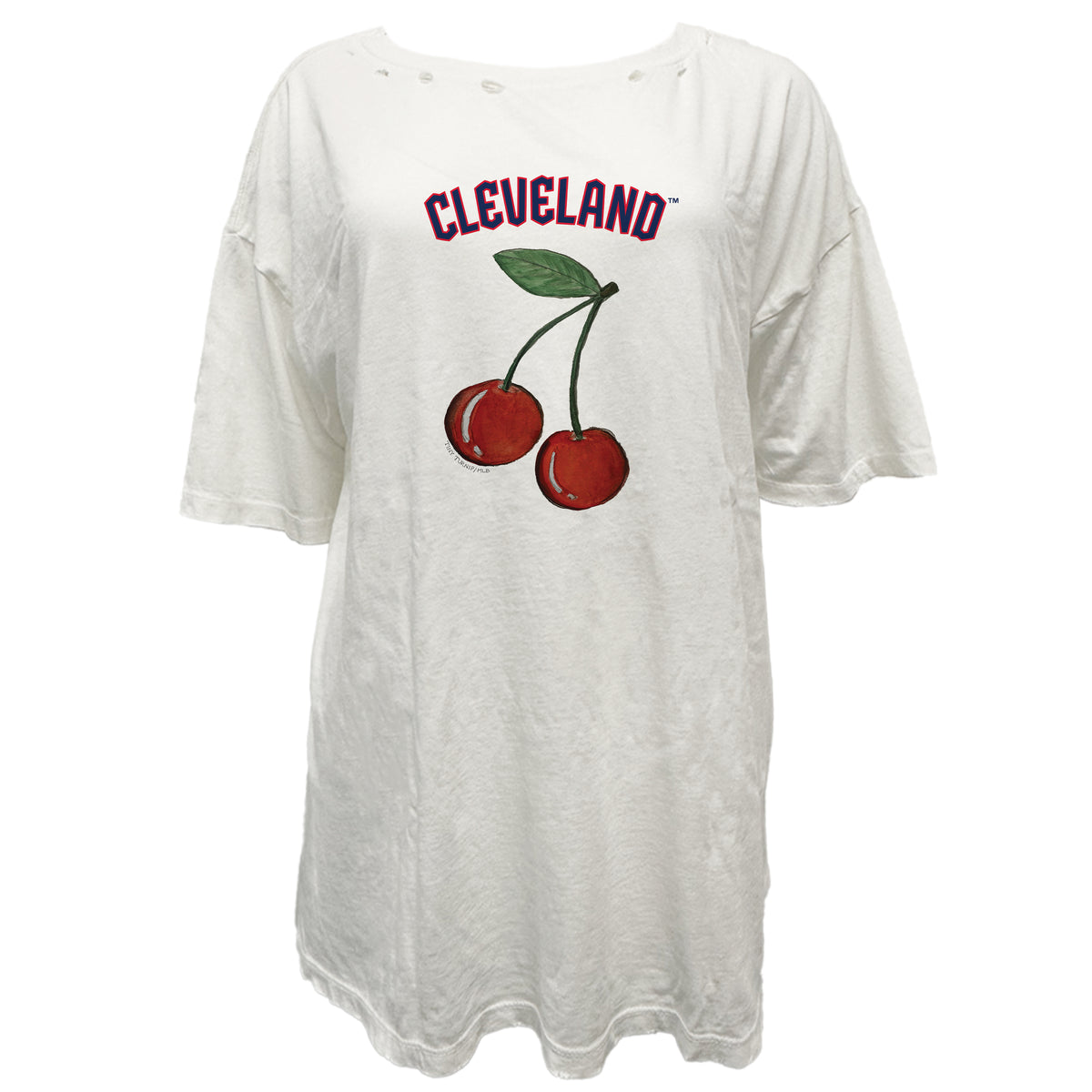 Cleveland Guardians Cherry Vintage Tee