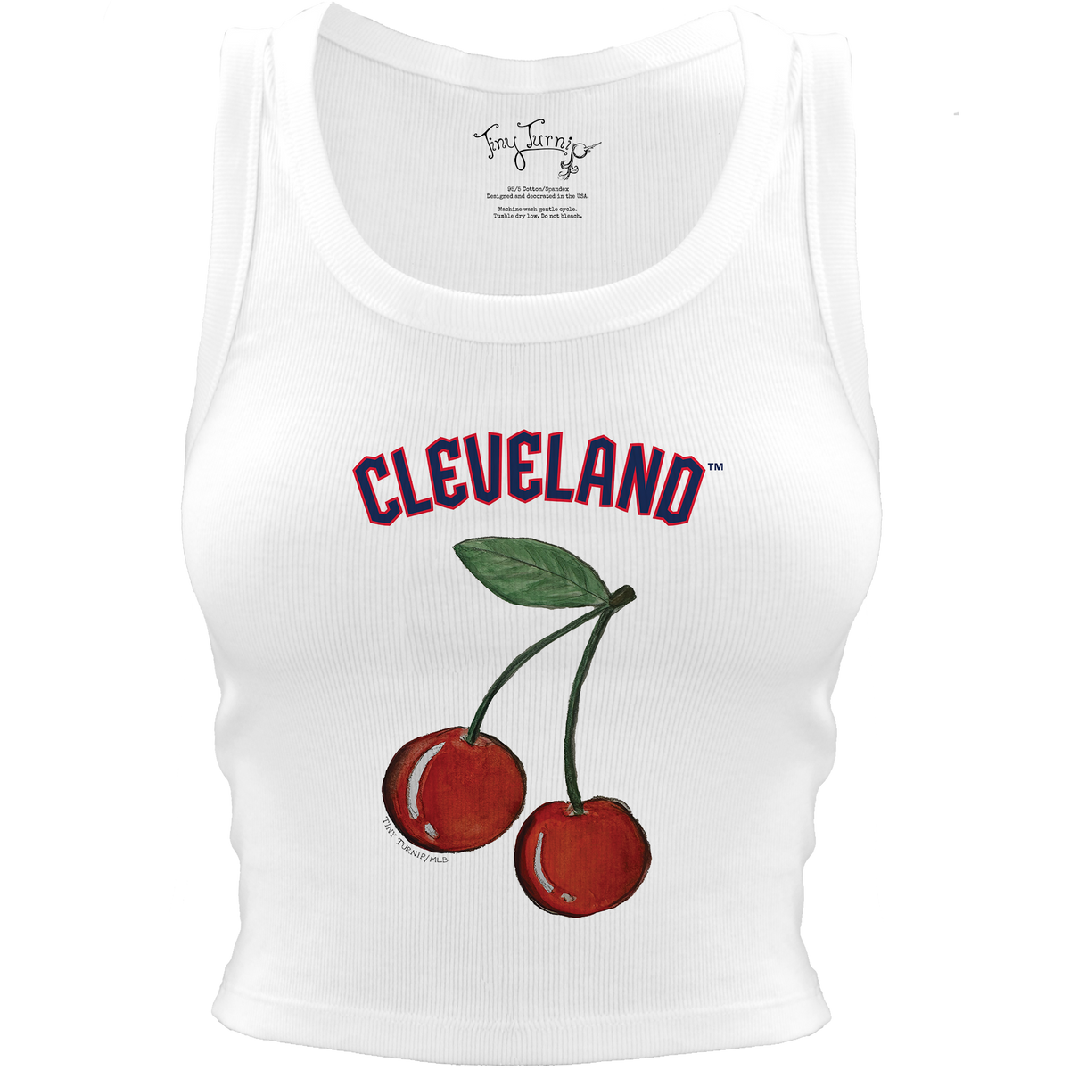 Cleveland Guardians Cherry Crop Tank