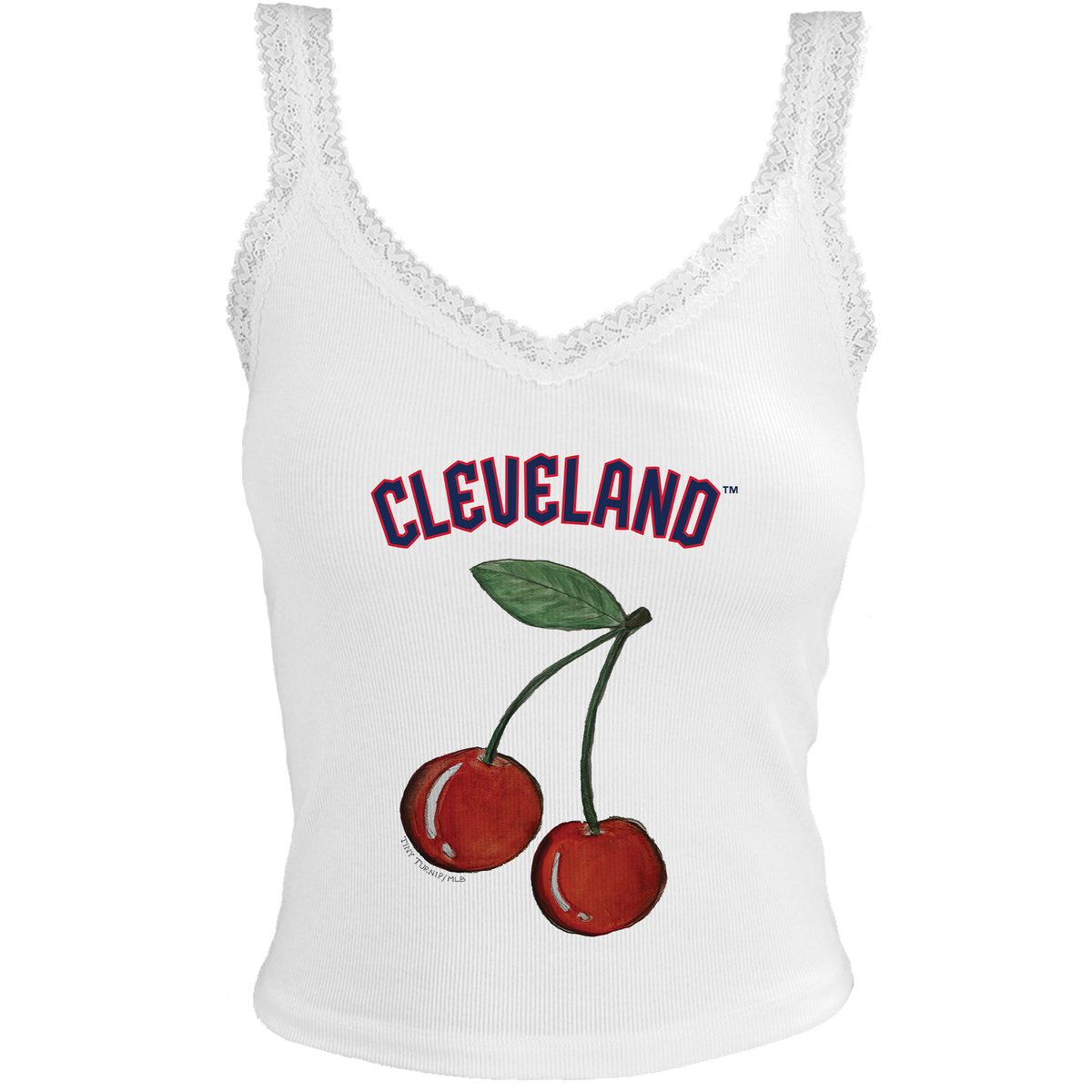 Cleveland Guardians Cherry Lace Tank
