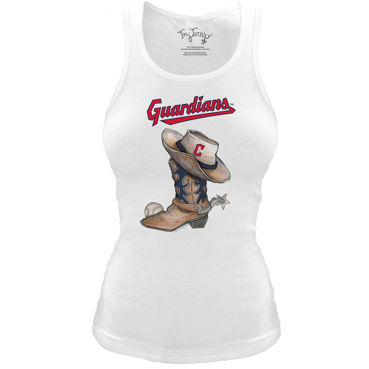 Cleveland Guardians Cowboy Boot Classic Tank - Tiny Turnip