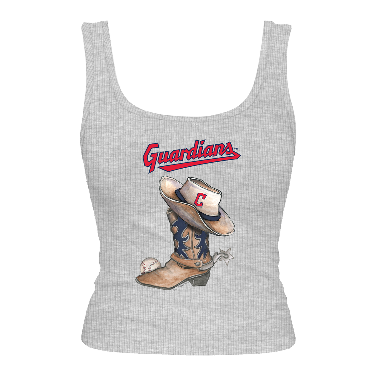 Cleveland Guardians Cowboy Boot Emmy Tank