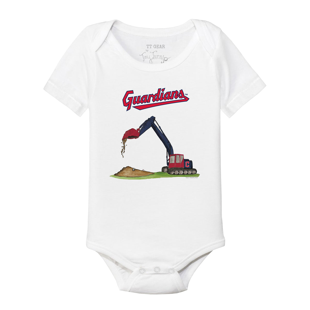 Cleveland Guardians Excavator Short Sleeve Snapper