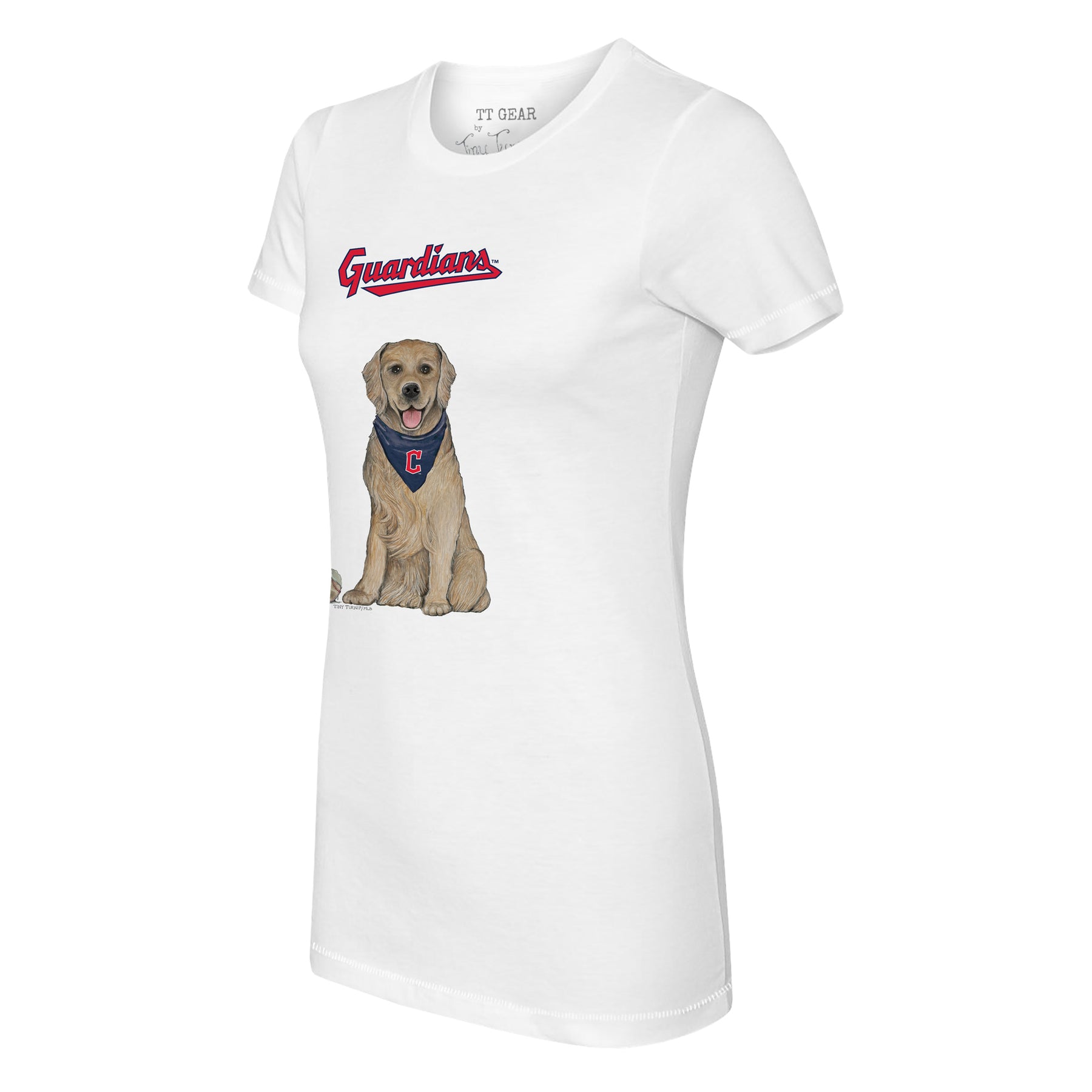 Cleveland Guardians Golden Retriever Tee Shirt