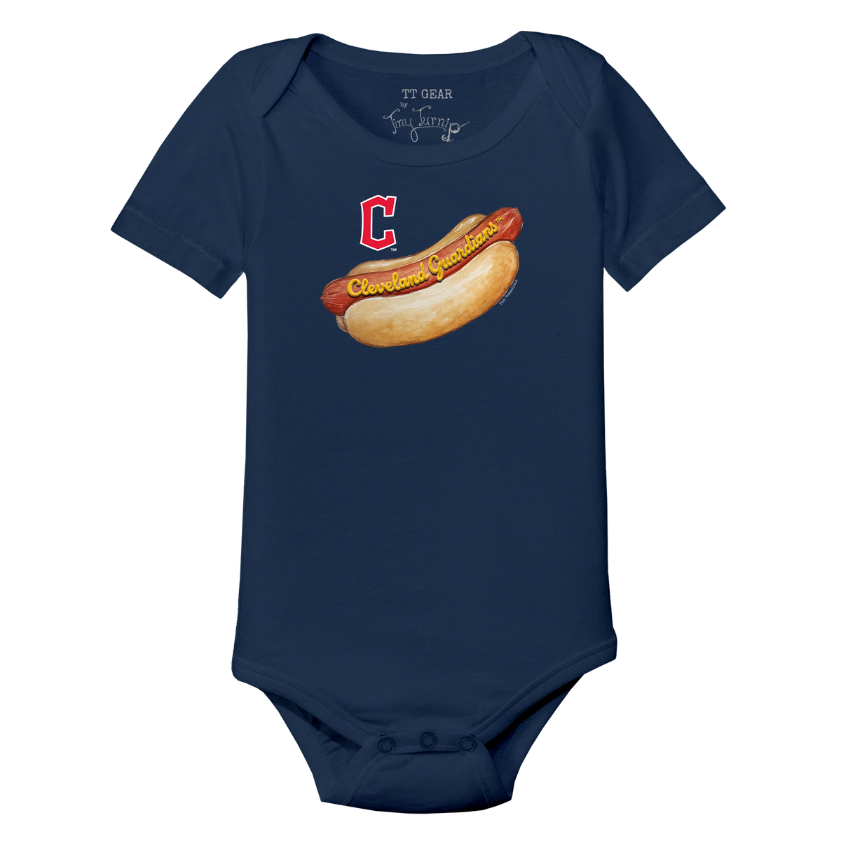 Cleveland Guardians Hot Dog Short Sleeve Snapper